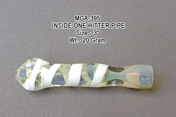 INSIDE ONE HITTER PIPE